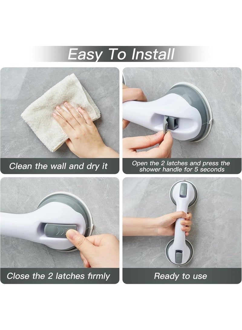 Bathroom grab bar with strong silicone suction cups – a safe and non-slip hand rest for the elderly and children, no drilling or boring required. - Image 4