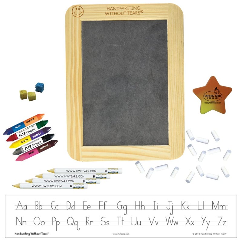 Handwriting Without Tears Slate Chalkboard and Supplies Kit (Starter Print) - Image 1