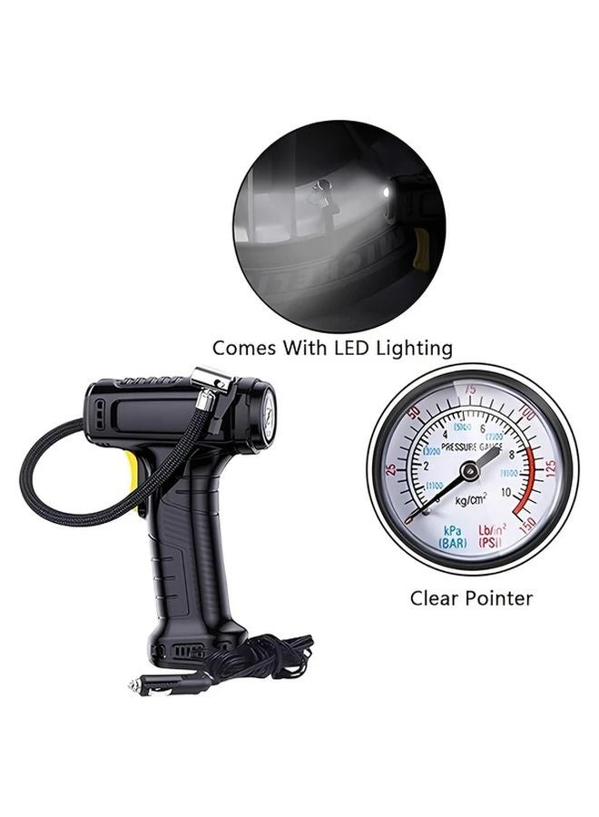 12V Pointer Style Car Air Compressor Portable Tire Inflator For Sedans SUVs - Image 5