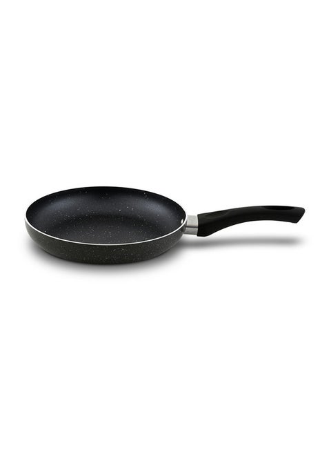 Non Stick Frying Pan 28CM Granite Gray - Superior Aluminum Body, Eco-Friendly PFOA Free, Dishwasher Safe, Heat Proof Bakelite Handle, Multiple Cooktop Compatible