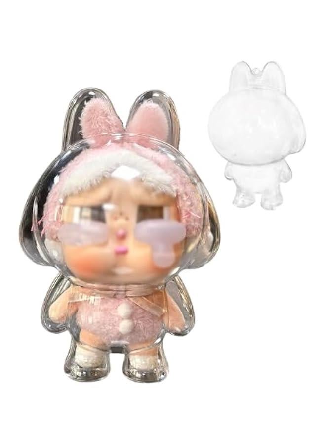 Protective Case for Crybaby, Case Cover with Keychain, Plush Toy Clear Cover, Acrylic Display Box(without doll)  - Image 1
