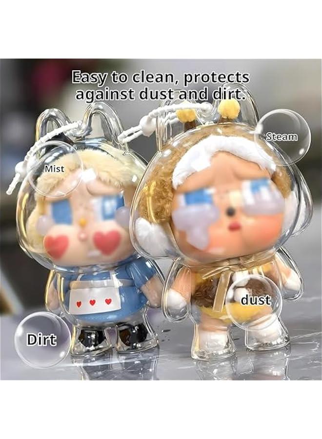 Protective Case for Crybaby, Case Cover with Keychain, Plush Toy Clear Cover, Acrylic Display Box(without doll)  - Image 4