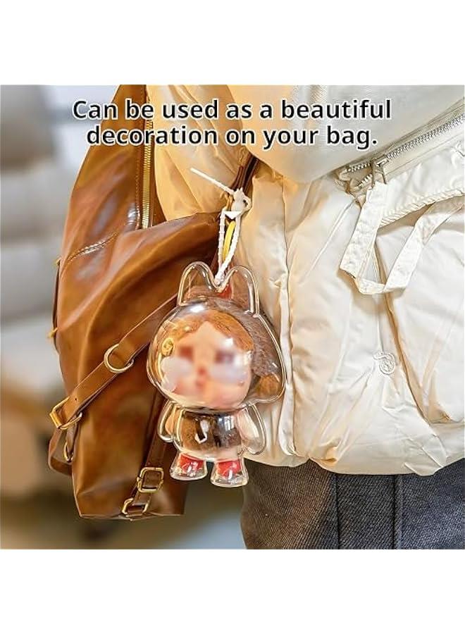 Protective Case for Crybaby, Case Cover with Keychain, Plush Toy Clear Cover, Acrylic Display Box(without doll)  - Image 3