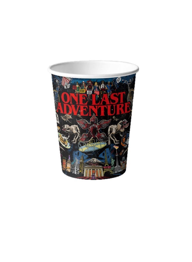 سترانجر ثينكينج أدوات مائدة لحفلات أعياد الميلاد مستوحاة من مسلسل Stranger Things، 96 قطعة - Image 4