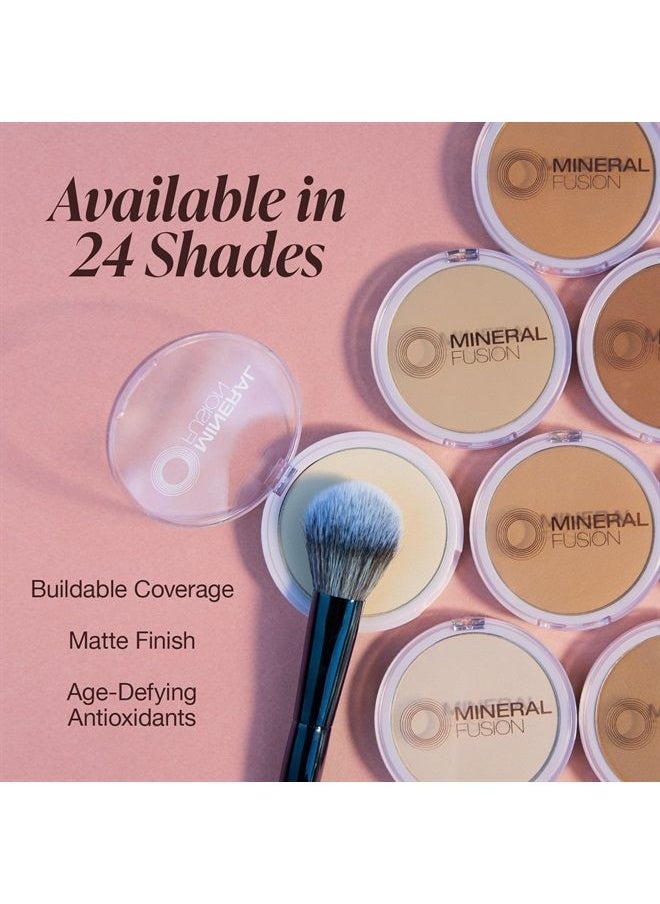 Mineral Fusion Pressed Powder Foundation, Neutral 4, 0.32 Ounce 