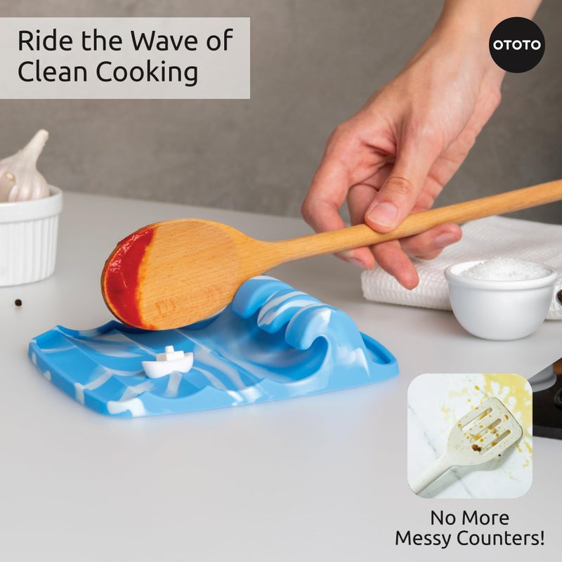 OTOTO Funny Spoon Holder - Spoon Rest for Stove Top - Cooking Gadgets, Gifts, Cute Kitchen Accessories, Funny Gifts, Random Stuff - Image 3