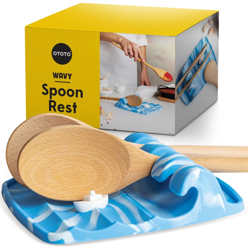 OTOTO Funny Spoon Holder - Spoon Rest for Stove Top - Cooking Gadgets, Gifts, Cute Kitchen Accessories, Funny Gifts, Random Stuff - Image 1
