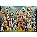 PPuzzling Funny Dog Puzzles for Adults 1000 Pieces Cute Puppy Animal Jigsaw Puzzle Challenging Puppies Family Puzzle as Home Wall Art Decor - Image 2