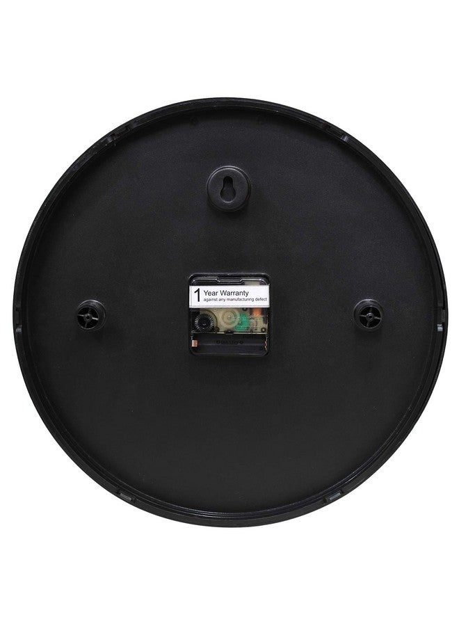 RANDOM Plastic Wall Clock with Glass for Home Decor | Wall Clock for Home Stylish Latest Bedroom & Living Room, Aqua Multi Aqua Regia (12 X 12) Inch - Image 5