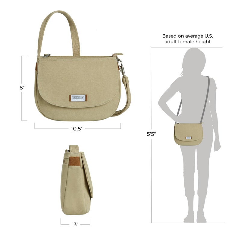 Travelon Anti-Theft Heritage Saddle Crossbody - Image 4