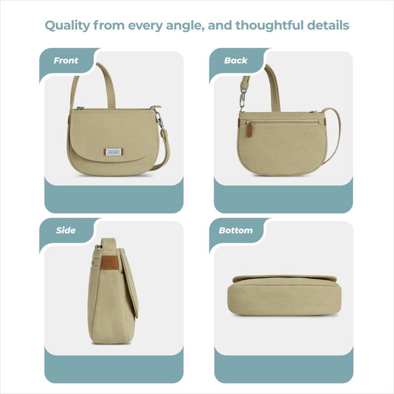 Travelon Anti-Theft Heritage Saddle Crossbody - Image 5