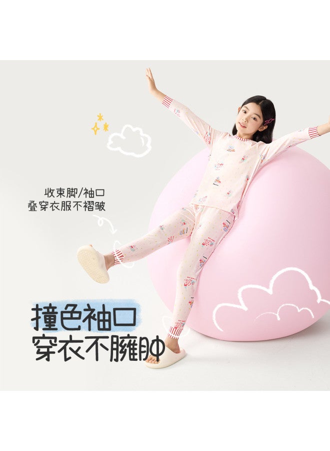 Long time companion kids' Pajamas & Youth Thermal Underwear For School Uniform Layering - Image 3