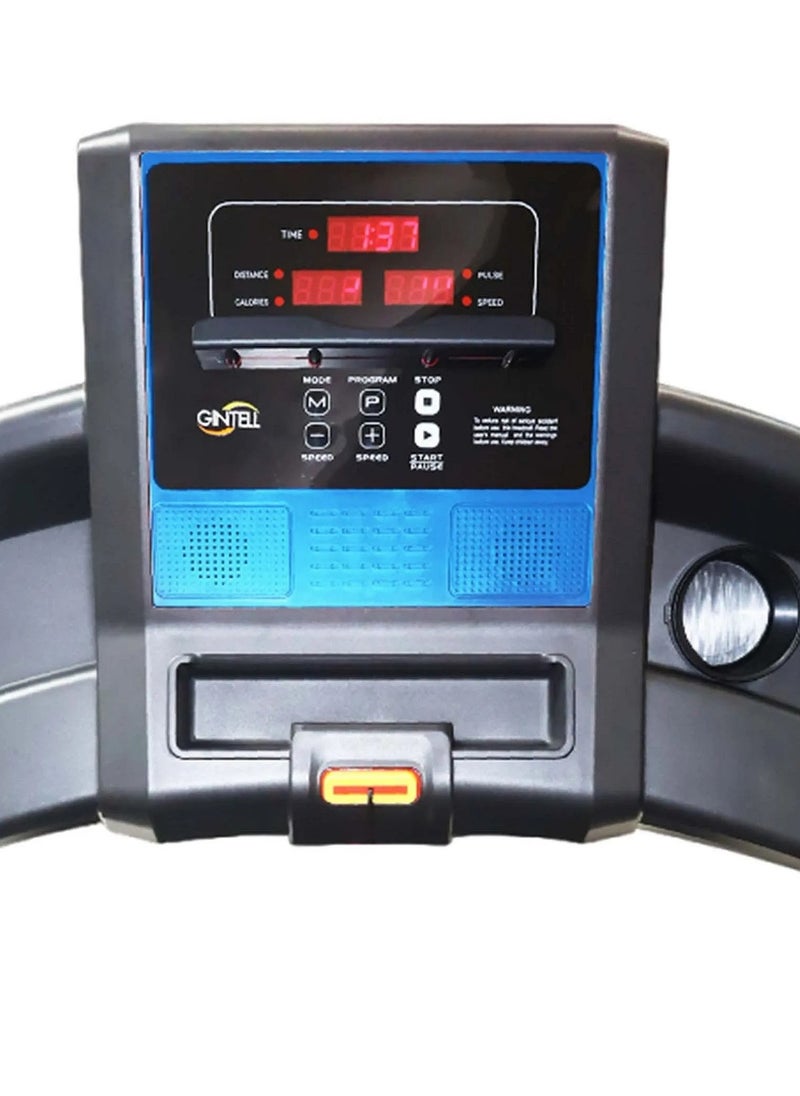 GINTELL - Gintell Fitness SmartRun Treadmill - Foldable, Multi-Speed, Preset Workouts, Heart Rate Monitor, Shock Absorption, LCD Display, - Image 1