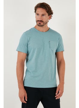 Buratti 100% Cotton Slim Fit Crew Neck Pocket T Shirt Men's T Shirt 5902000  - Image 5