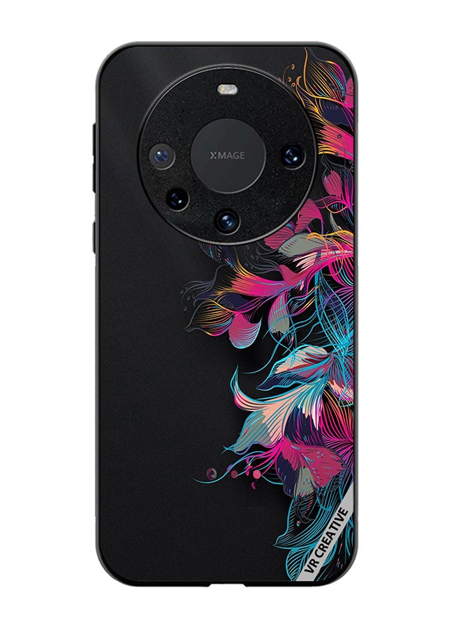 Protective Case Cover For Huawei Mate 60 Pro Flower Design Multicolour
