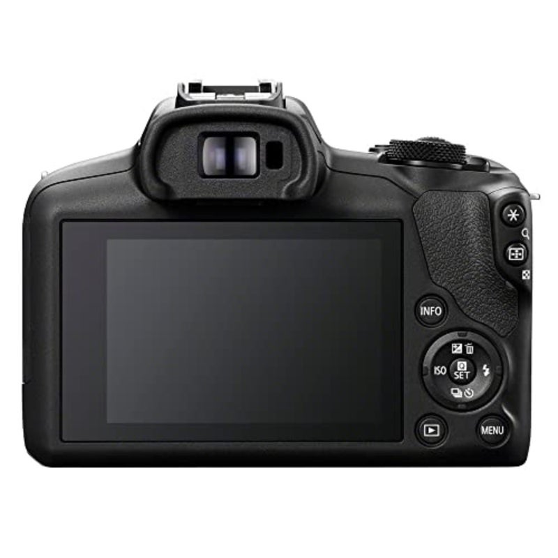 EOS R100 Mirrorless Camera with RF-S 18-45mm F4.5-6.3 IS STM Lens, Black: 1 camera + 1 lens for photography enthusiasts, lightweight polycarbonate body, image stabilization, black finish, compact and beginner-friendly design - Image 2