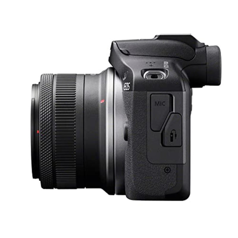 EOS R100 Mirrorless Camera with RF-S 18-45mm F4.5-6.3 IS STM Lens, Black: 1 camera + 1 lens for photography enthusiasts, lightweight polycarbonate body, image stabilization, black finish, compact and beginner-friendly design - Image 3