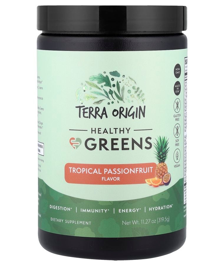 Terra Origin Healthy Greens Tropical Passionfruit 11.27 oz (319.5 g)