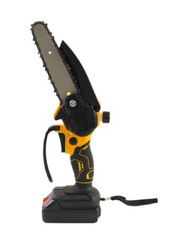 Beauenty Powered Mini Chainsaw Machine Cordless 6-inch Handheld Electric Power Chain Saw Auto Refueling with 2 Batteries for Yard Home and Garden Tree Trimming Wood Cutting  - Image 1