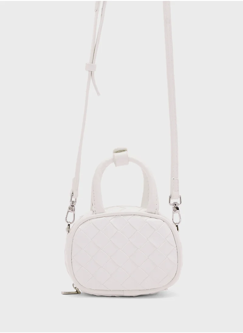 جينجر Woven Crossbody Bag