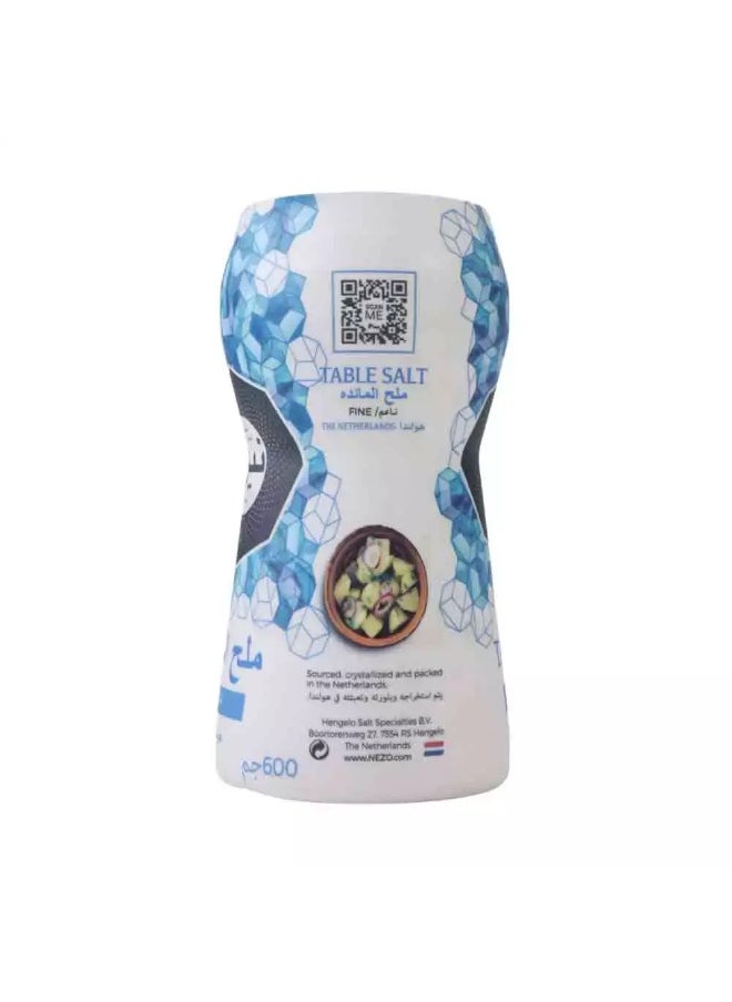 Nezo Nezo Fine Table Salt, Fine Salt, Blue - 600gms  - Image 2