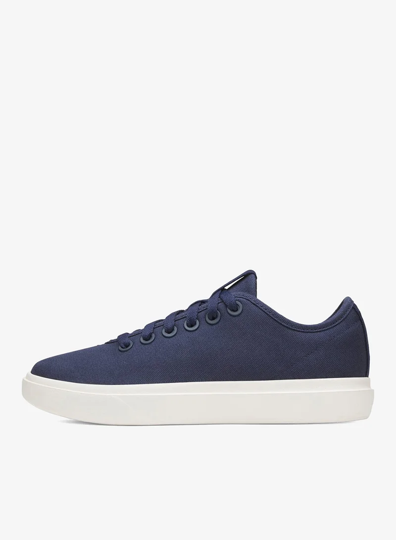 Women's Canvas Pipers - Deep Navy (Natural White Sole)