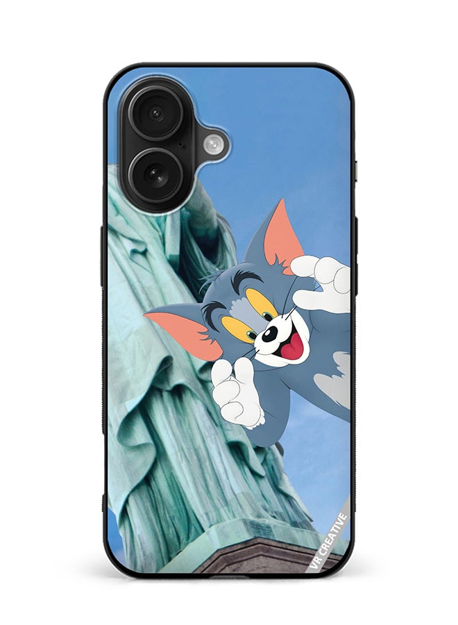 VR CREATIVE Protective Case Cover For Apple iPhone 16 Plus Tom Design Multicolour