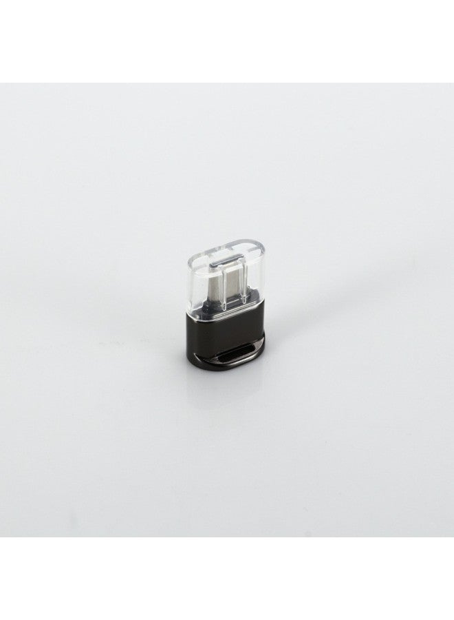 Typec Mobile Phone Card Reader For Apple Mobile Phone Computer Converter External Expansion TF Memory Card Adapter-Color:Black Type-c [with Hat-with Chain] - Image 4