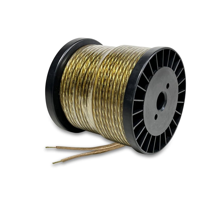 MX كابل سلك مكبر الصوت OFC نحاس خالي من الأكسجين 14 AWG قياس 2 موصل سلك مكبر الصوت 15 متر لنظام المسرح المنزلي مكبرات الصوت المحيطة سلك السيارة الخارجية مكبرات الصوت RV كابل الصوت - Image 1