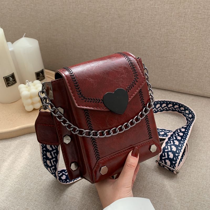 Z Spring And Small Bag Women'S Popular Popular Texture Shoulder Bag Fashion Retro Wideband Crossbody - Image 1