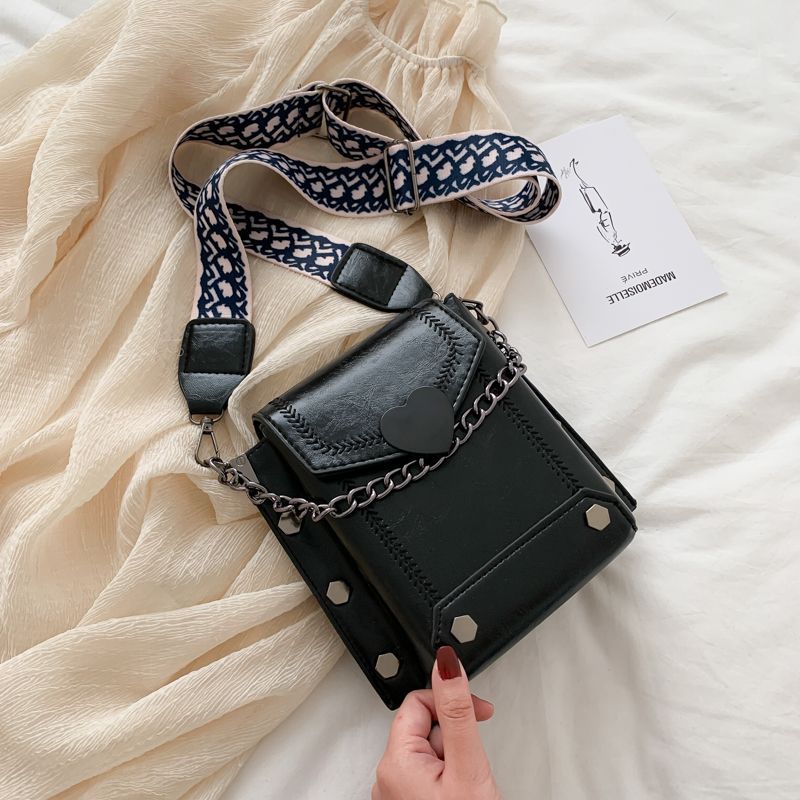 Z Spring And Small Bag Women'S Popular Popular Texture Shoulder Bag Fashion Retro Wideband Crossbody - Image 4