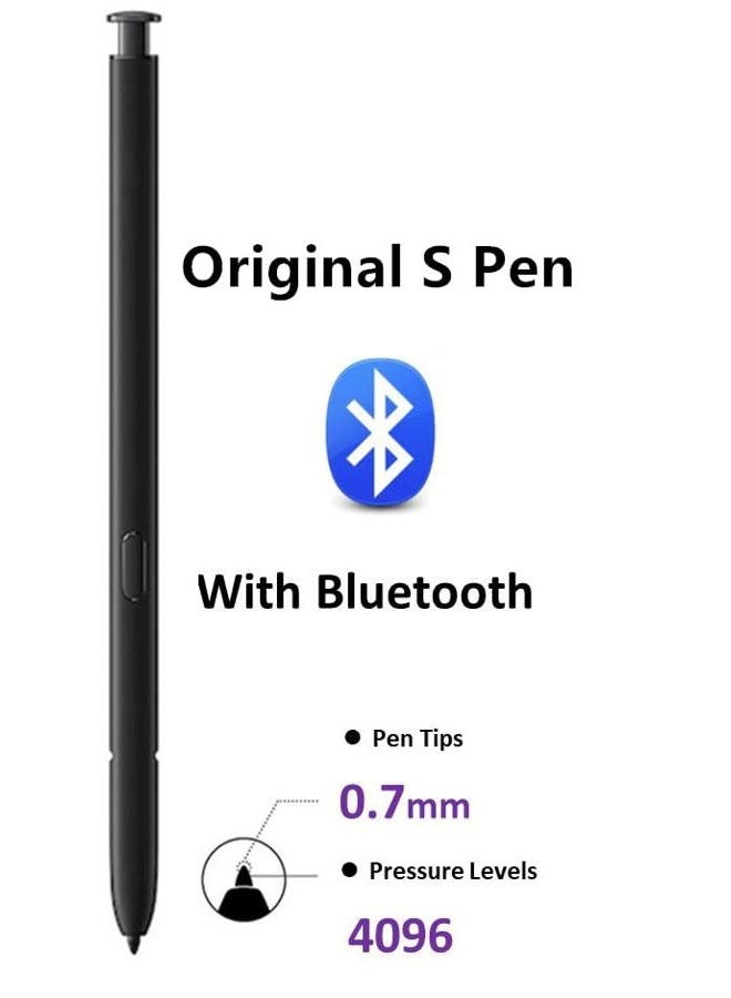 SLQ F-TECH S23 Ultra Stylus Pen (WithBluetooth) Replacement for Samsung Galaxy S23 Ultra 5G All Versions S Pen with 5xTips/Nibs (Phantom Black) - Image 2