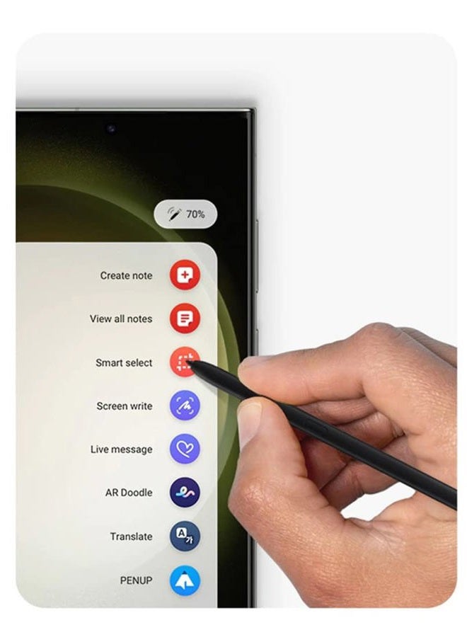SLQ F-TECH S23 Ultra Stylus Pen (WithBluetooth) Replacement for Samsung Galaxy S23 Ultra 5G All Versions S Pen with 5xTips/Nibs (Phantom Black) - Image 4
