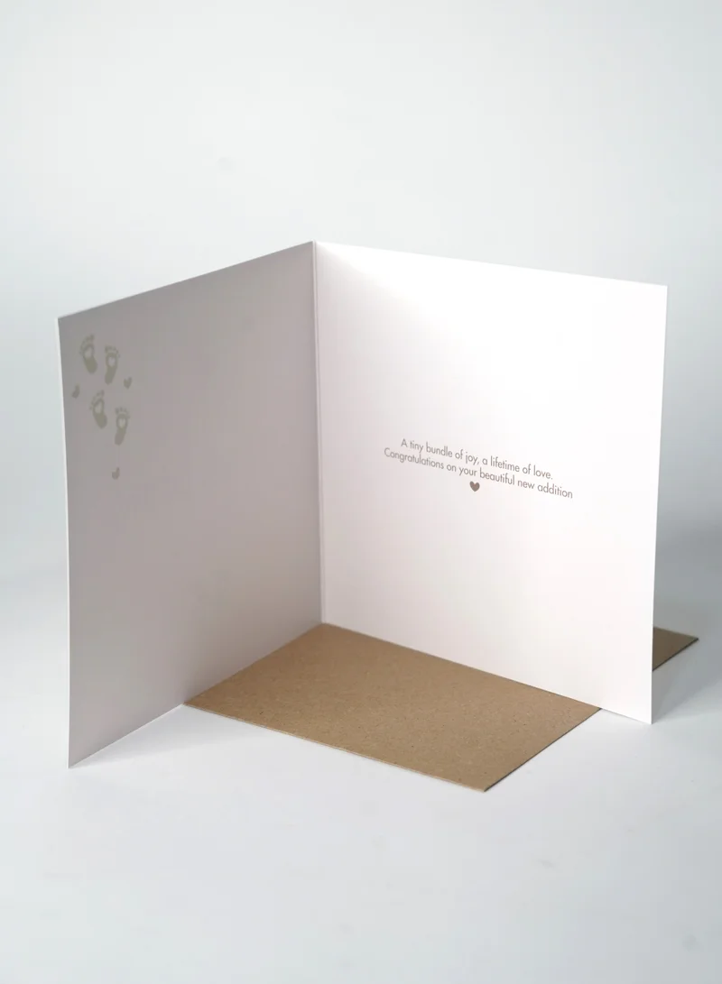 Share the Love Congratulations on the Baby - Gold Foil Greeting Card