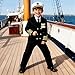 CIFITERY Navy Admiral Costume for Kids Ship Captain Uniform for Boys Halloween Dress Up Career Day Birthday Gifts - Image 4