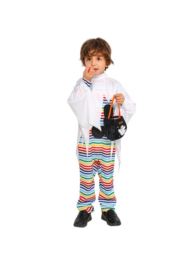 Halloween olorful striped little monster Performance Costumes - Let Children Fully Enjoy The Fun Of Mischief - Image 4
