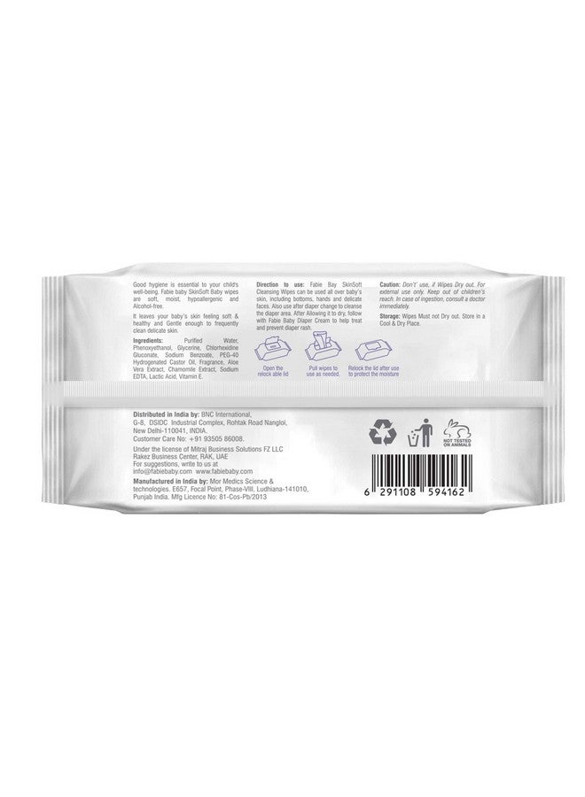 Fabie Baby Wipes For New Born Baby With Vitamin E & B5, 100% Paraben Free, No Harsh Chemicals, Safe For Delicate Skin, Hypoallergenic, 144 Wipes - Image 5