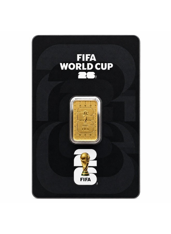 سبيكة ذهب بوزن 5 غرامات وعيار 24 قيراطاً - كأس العالم FIFA 2026 - Image 1