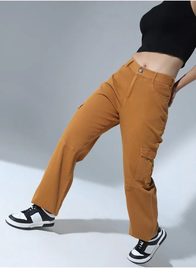 هوبرهولمي Tan Pants For Women