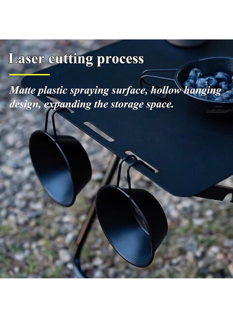 توبيز طاولة توبى الألومنيوم القابلة للطي مع كرسيين تخييم بظهر مرتفع – تصميم خفيف، محمول، متين، مع حقيبة تخزين للرحلات الخارجية - Image 3