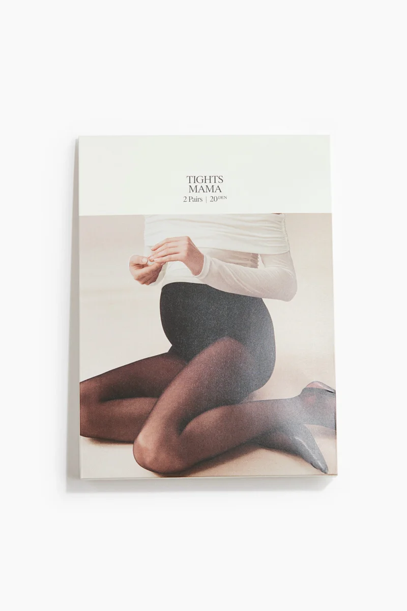 MAMA 2-pack tights 20 denier with Lycra®