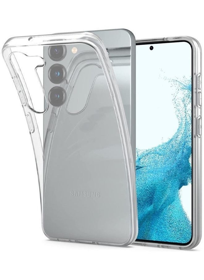 Raxoom Samsung Galaxy S23 Plus Case Clear Soft Flexible TPU Shockproof Slim Transparent Back Cover 6.6 Inch Clear - Image 1