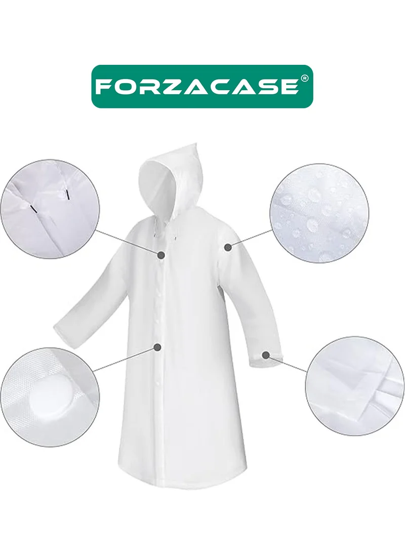 Forzacase Practical Wind and Rain Protective Eva Raincoat for Men and Women 2 Pieces - FC011