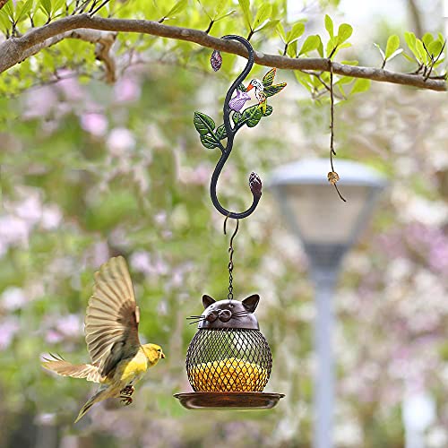 Kitwinney Heavy Duty S Hooks, Pack of 3 Large Plant Hangers Outdoor, Metal Decorative Plant Hooks for Hanging Garden Planters, Flower Baskets, Pots, Bird Feeders - Image 4