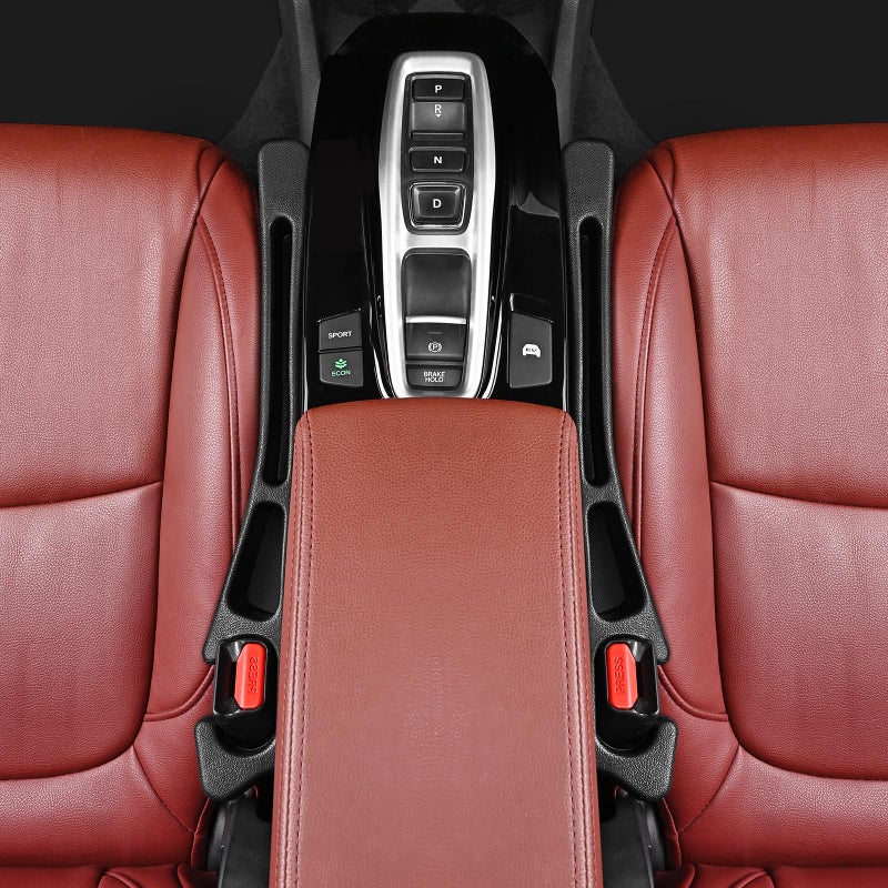 7F Car Seat Gap Filler, Organiser Between Seat and Centre Console, Universal Car Accessories, Fit SUV Truck Storage Black - Image 5