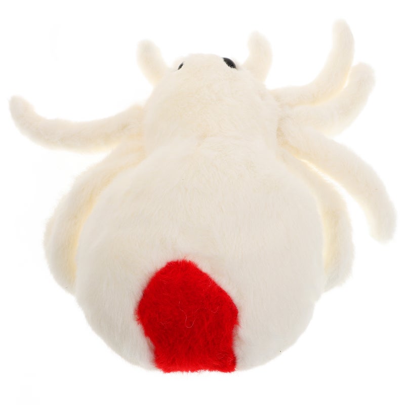 Cute Spider Plush toys Soft Stuffed Animal For Kids Halloween Party Decorations White For Pranks And Birthday Party Favors - Image 1