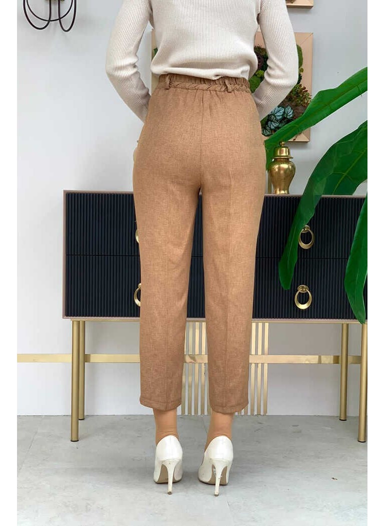 Bym Zippered Pocket Detailed Pencil Pants 0255 Tan - pzsku/ZA517E9CE37CD0526C3F5Z/45/_/1740631219/5938249a-8686-4bb0-9423-1a5f939ec230