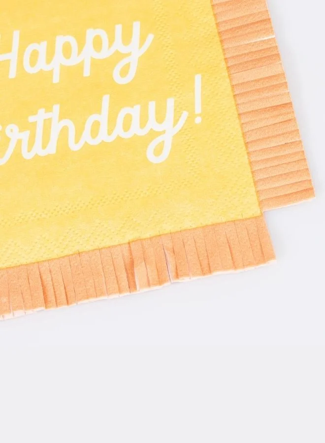 Meri Meri Mixed Happy Birthday Small Napkins