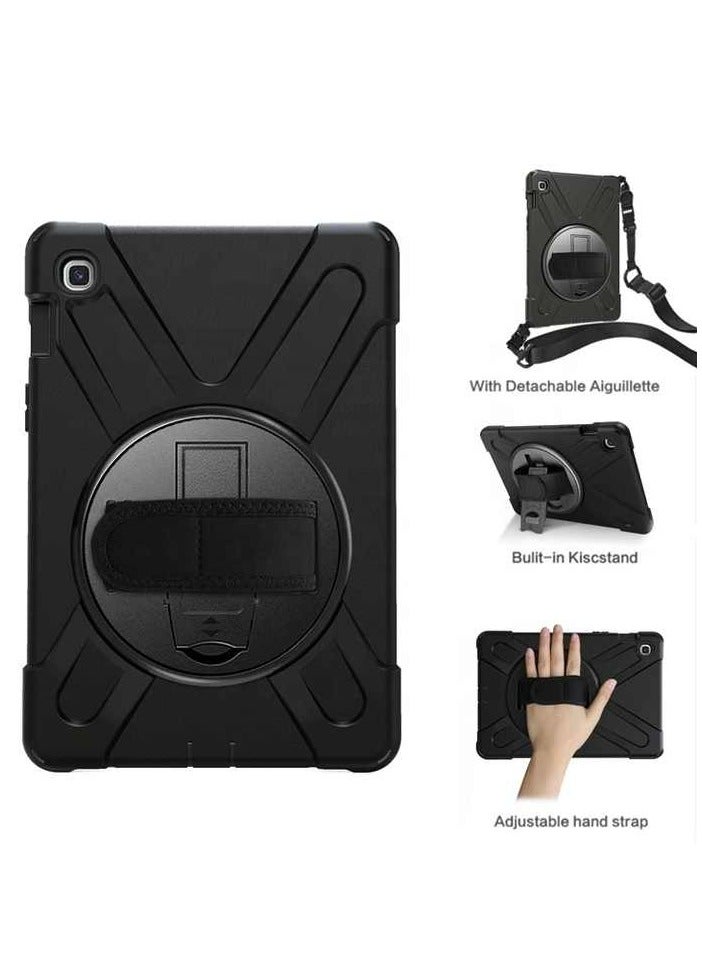 Compatible with Samsung Tab S5E 10.5Inch 2019 T720/T725 Shockproof case with 360 degree rotatable stand hand strap - Image 4