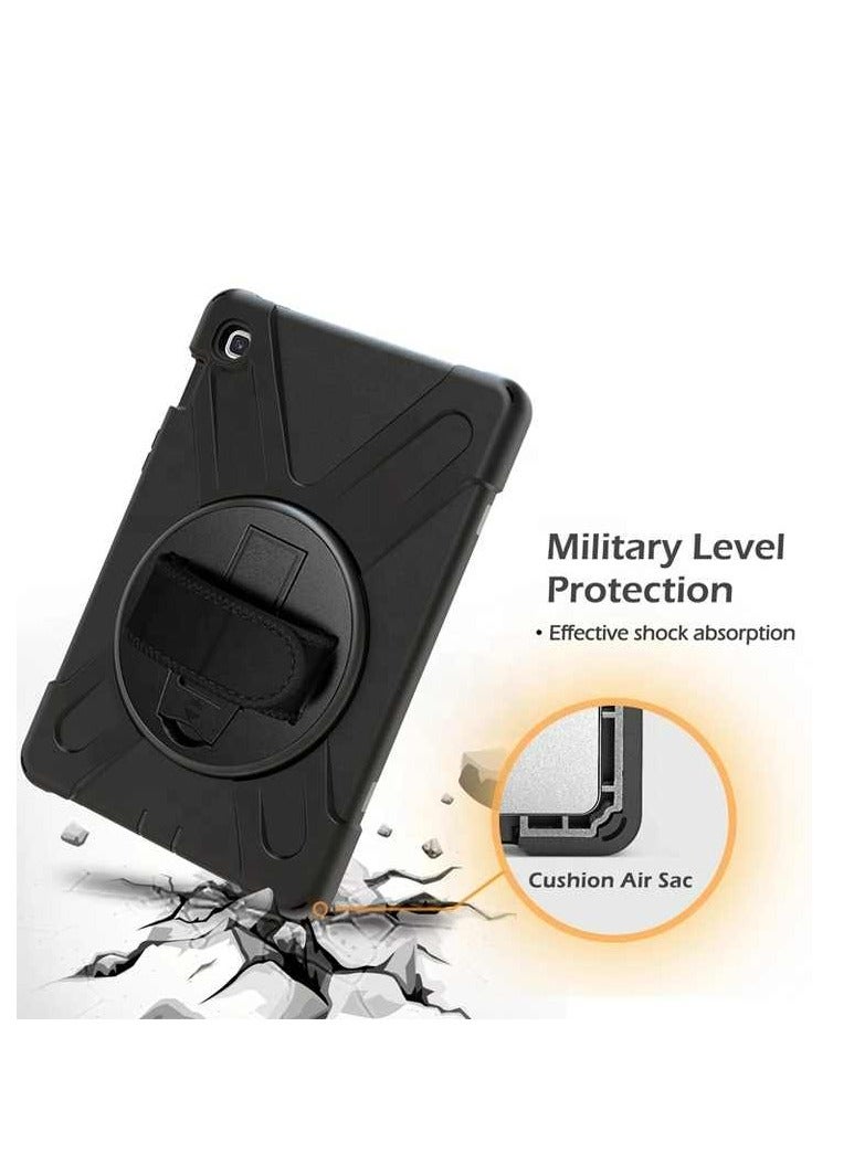 Compatible with Samsung Tab S5E 10.5Inch 2019 T720/T725 Shockproof case with 360 degree rotatable stand hand strap - Image 3
